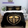 Leeds United Custom Name Pattern Bedding,Quilt Set Quilt Cover Pillowcase Home Birthday Gift(1 * duvet cover + 2 * pillowcase, without core)
