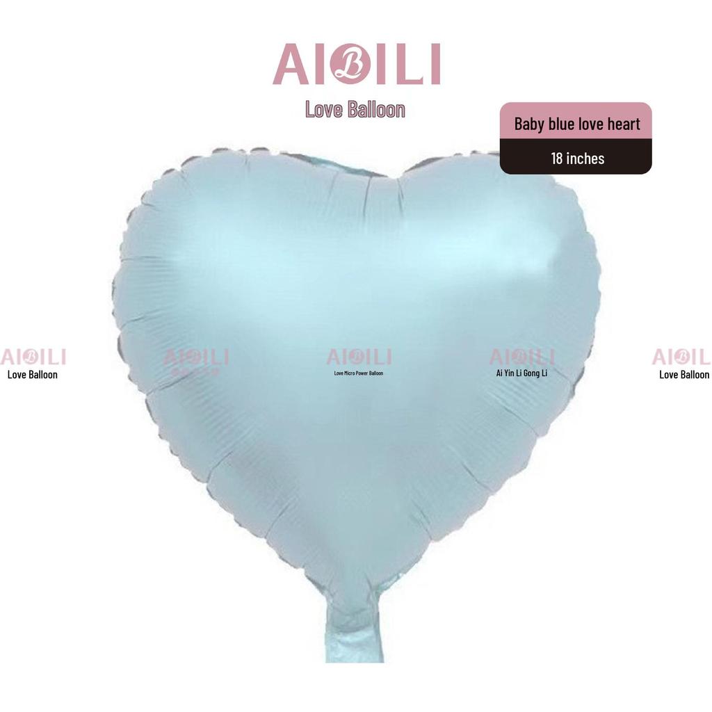 40-Inch Heart-Shaped Large Number Balloon, Baby Pink/Blue for Birthdays