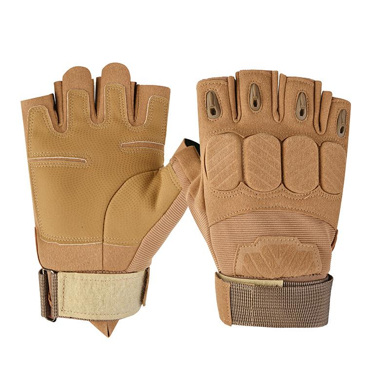 Outdoor gloves half finger non-slip wear-resistant tactical gloves full finger touch screen sports riding protection