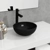 Day and Night - Day and Night Black Tempered Glass Sink 30x12 Cm