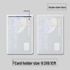 In-Stock Silver RFID Card Holder: Anti-Scan, Anti-Demagnetization, Anti-Theft NFC Bank ID Aluminum Shield