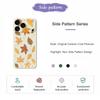 For iPhone 17 Pro Max Case Maple Leaves Pattern Printing Straight Edge TPU Phone Back Cover