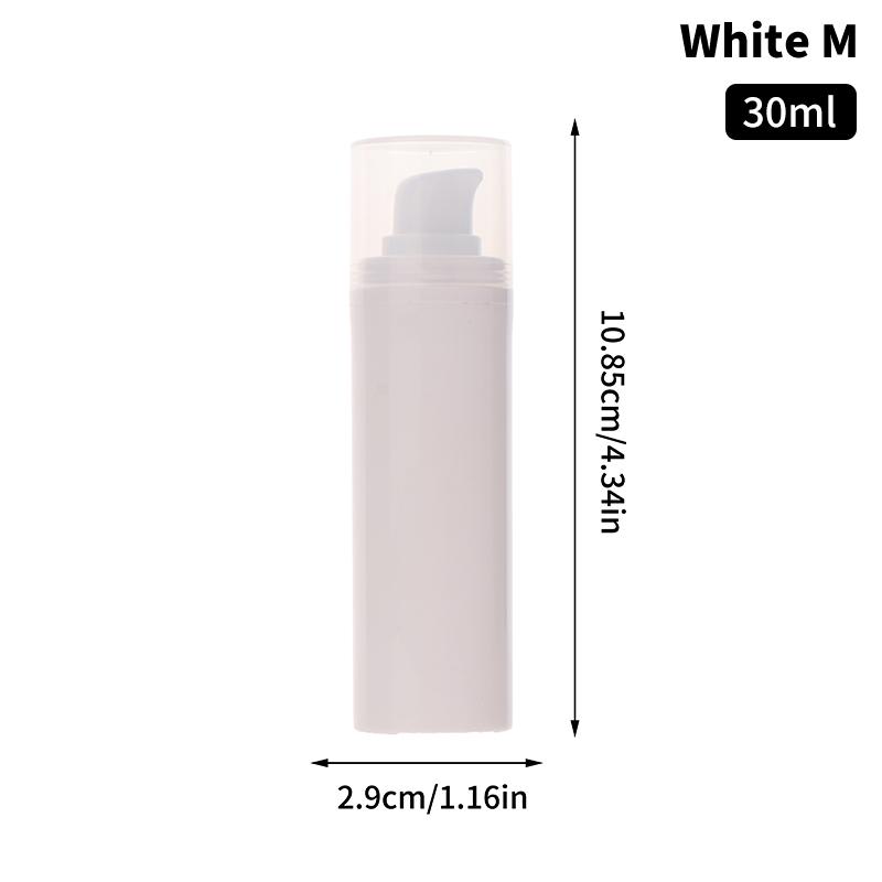 

15/30/50 мл пустые безвоздушные бутылки с насосом, мини-лосьон, вакуумные косметические контейнеры для женщин, дорожная эмульсионная бутылка для макияжа 30ml