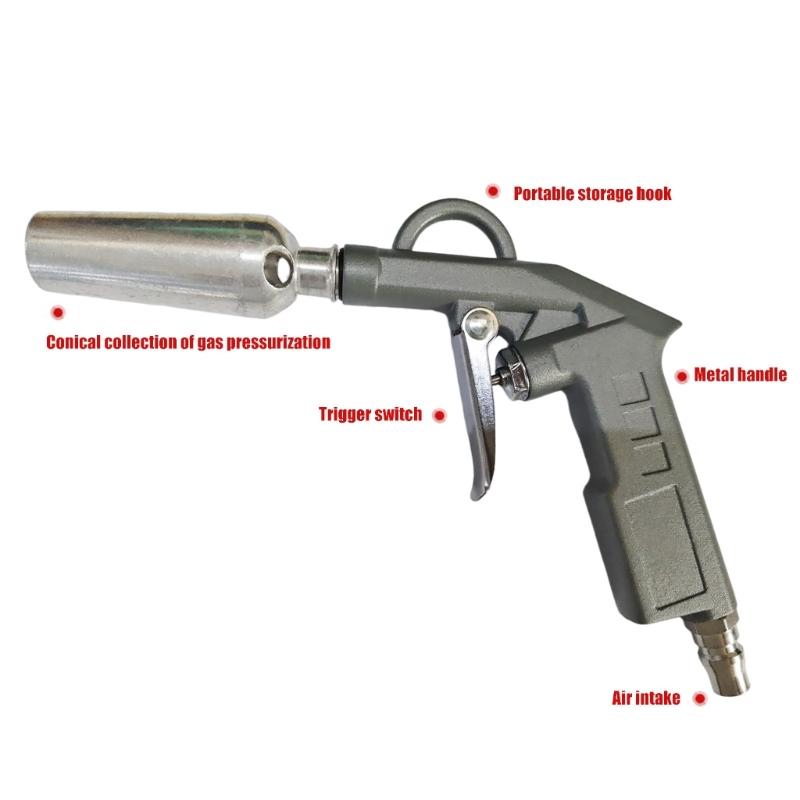 Air Blow Tool Air Nozzle Blower Guns Grip Air Blow Tool Air Compressor Accessories for Industrial Household