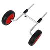 Folding Canoe Carrier with 10-inch Flat Tires, Aluminum Kayak Cart for Small Boats