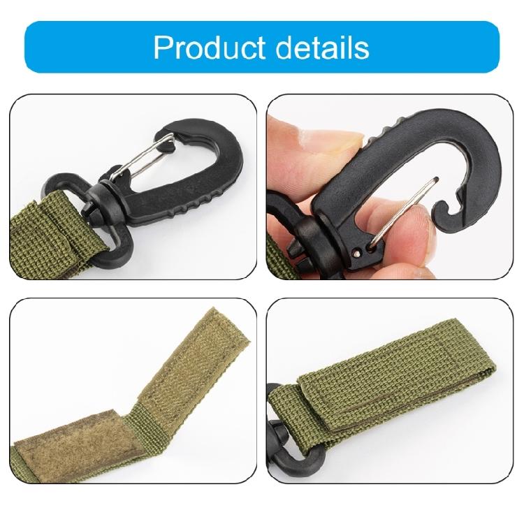 4Pcs Tactically Hanging Buckles Fastener Hook Carabiner Keychains Buckles Clip Nylon Webbing Belt Carabiner Easy to Use
