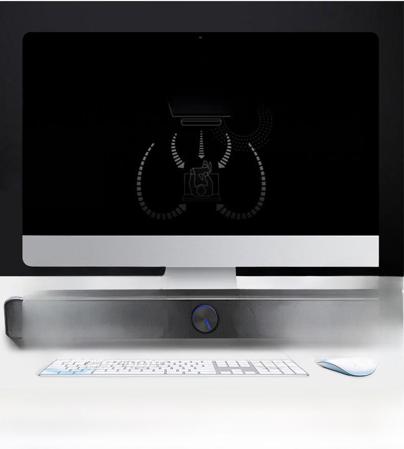 SADA V-193 Desktop Audio Speaker: Compact Long Speaker with Subwoofer for Computers, Notebooks, and Mobile Phones