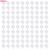 100pcs Acrylic Chocolate Lollipop Cases Transparent Flower-Shaped Holders DIY Bouquets Birthday Gifts Valentine’s Wedding Decor