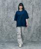 MOZMOZ Parachute Nylon Cargo Pants Light Grey