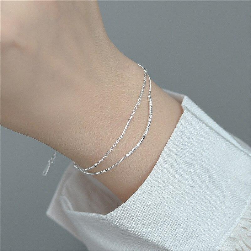 Small bulb diy Basic Bracelet s925 Silver