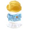Niannyyhouse 20cm Puppenkleidung: Bär, Uniform, Hut, Mantel, Rock, Baumwollpuppenkleidung, Verkleidung, für Plüschtiere (blau)