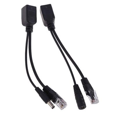 1 Set Poe Converter Poe Power Supply Cable Ethernet Adapter Poe Splitter Rj45 Injector Power Supply Module For Ip Cameras