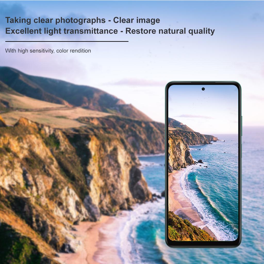 For OPPO A5 4G Global Glass IMAK High Definition Glass Lens Film Black Version