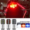 Motorcycle 1157 LED Brake Light Bulb BAY15D LED 64SMD DRL Flashing Strobe Reversing Parking Lamp Car Turn Signal Tail Lamp