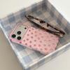 Vintage Strawberry Round Edge iPhone 14/13 ProMax Case - Anti-fall Design.