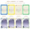 Contrast Color Rotating Stand Case with Strap for Samsung Tab A9 Plus X115