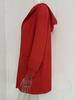 Solid Color Autumn-Winter Simple Fashion Velvet Hooded Cardigan Sweatshirt