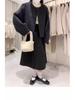 Petite Women's 2025 Winter Woolen Cardigan-Style Short Coat