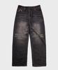 SAINTPAIN Sp Circle Washed Denim Pants Black