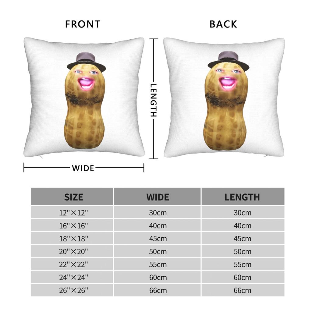 The Burnt Peanut GOOP Meme Pillow Cover  Soft Cushion Cover Cute Funny Pillow Case For Living Room Bed Chair