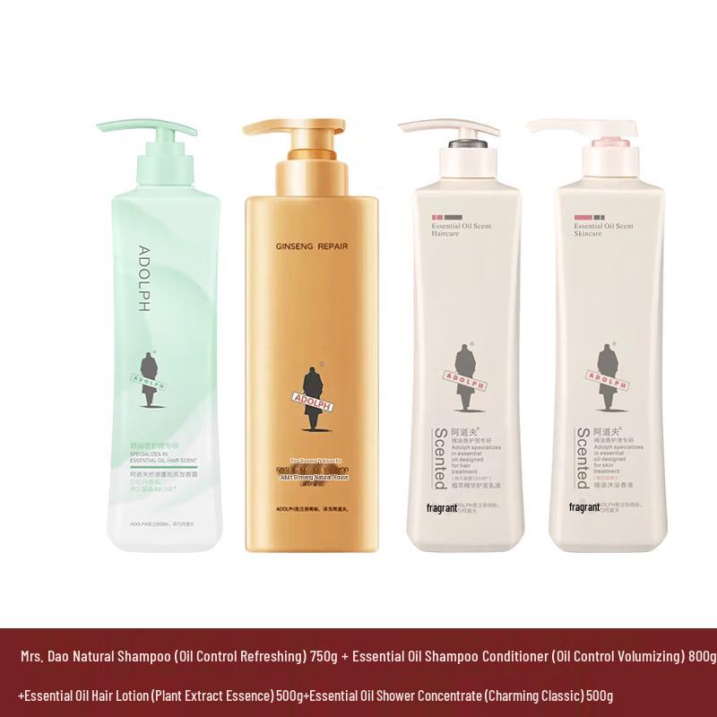 Ado Ginseng Oil Control Hair & Body Care Set