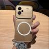 Metallic Finish Magnetic TPU Phone Case for Xiaomi Redmi Note 13 Pro+ 5G Shockproof Matte Soft Cover