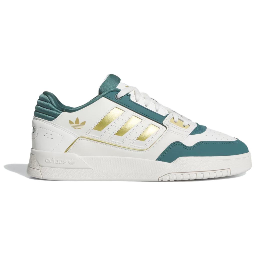 Adidas Originals Drop Step 2.0 Skateboard Shoes Unisex White Green JS3252