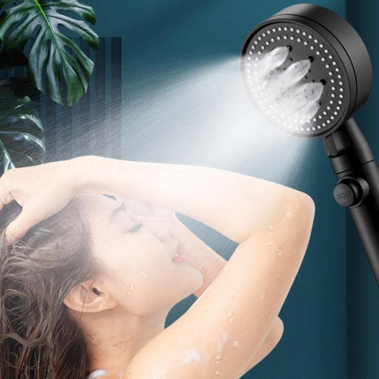 Modern High Pressure Handheld Shower Head Adjustable ABS Finish Plastic Bathroom Hand Shower Head