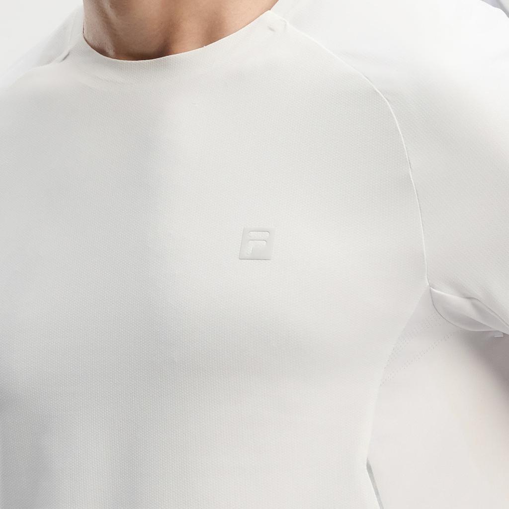 New FILA T Shirts Men's Mist White A11M431116FWT