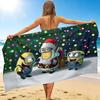 1Pc Minions Christmas Adventure Beach Towel Quick Dry Multiuse For Beach Pool Gym Yoga Home Travel Christmas Halloween Xmas Gift S1220