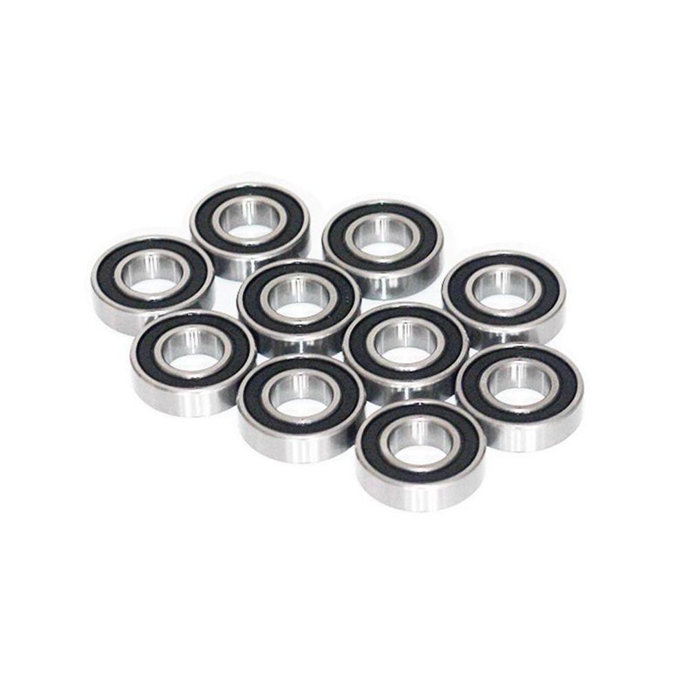 10PCS Chromium Steel 6201-2RZ Ball Bearing Z1 Noise Level Double Sealed Bearings  Skateboards