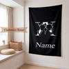 Hunter × Hunter (5) Custom Name Tapestry Wall Hanging Soft Backdrop Tapestry for Bedroom Living Room Dorm Home Decor Gift