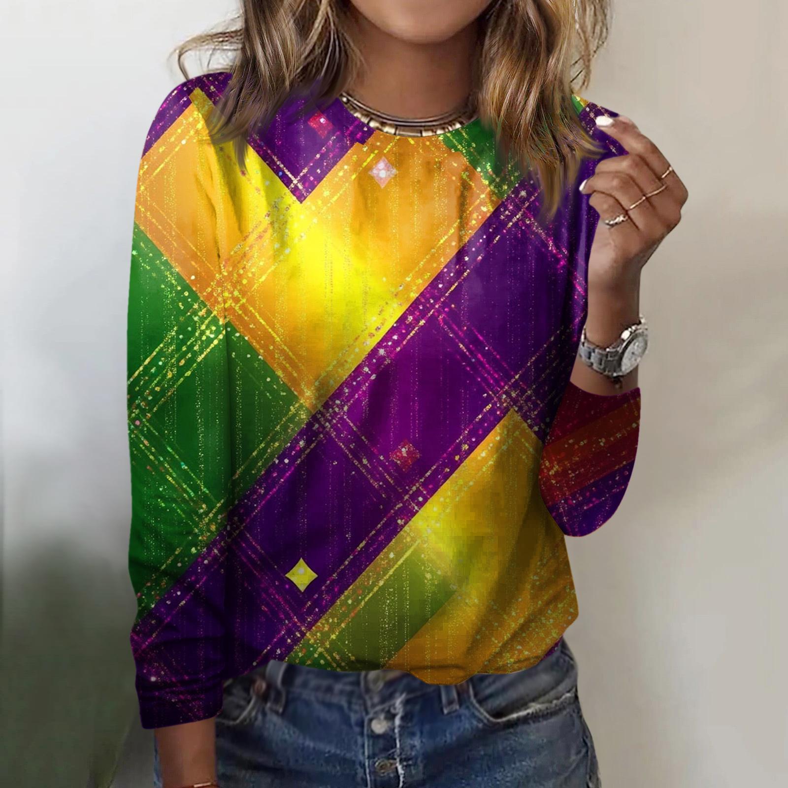 

Женское свободное удобное повседневное модное худи с круглым вырезом и рождественским принтом, с длинными рукавами XL