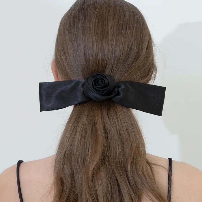Rose Ribbon Hair Pin
