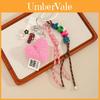 Style Plush Heart Love Bag Charm With Keychain For Fashion Accessories