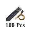 5~100Pcs Capacitive Soil Humidity Detection Sensor Not Easy To Corrode Wide Voltage Working Range Comes With Connecting Wire