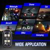 Car Flashing Lights Wireless LED Strobe Lights For Motorcycle Eight-color Flashing Anti-Collision Warning Light Atmosphere Light