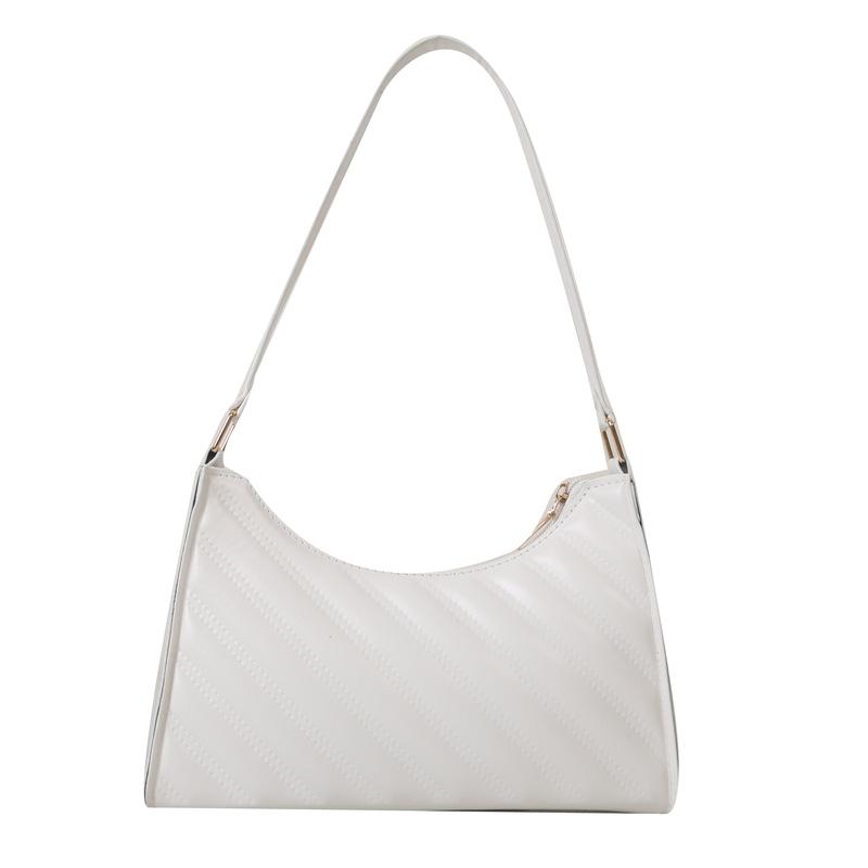 Women'S Bag Fashion Small Square Bag Niche Embossed Shoulder Bag Trend Versatile Underarm Bag Tide