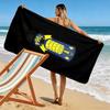 BIF Print Beach Towel, Large Soft Quick Dry Towel for Beach Camping Swimming