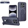 For Redmi Note 13 14 Pro Plus Invisible Support Case for Redmi A3 13C 14C 4G Magnetic Hard Anti-fall Cover