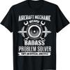 New Limited Aircraft Mechanic Because Problem Solver Funny Maintenance T Shirt