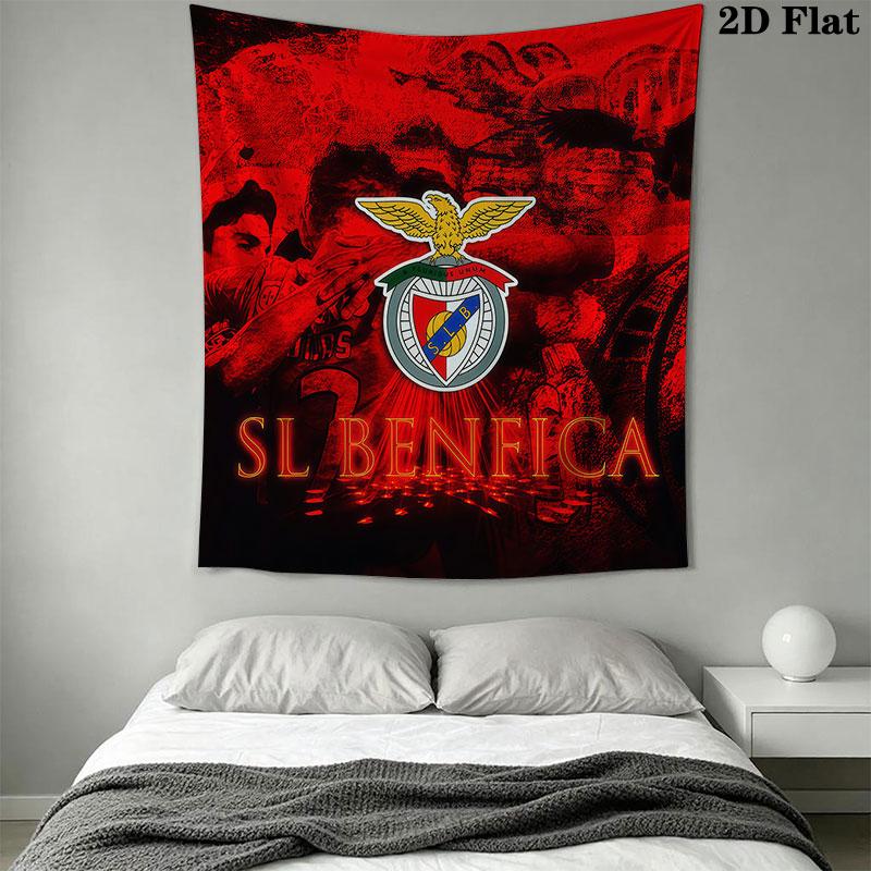 S.L. Benfica CLUB Wall Hanging Printed Fabric Blanket Decorative Tapestries for Bedroom Living Room Home Decor