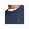 Polo Ralph Lauren Kleines Pony Logo Bestickt Wolle Rundhals Strickpullover Herren Pullover Marineblau MNPOSWE16820507-410