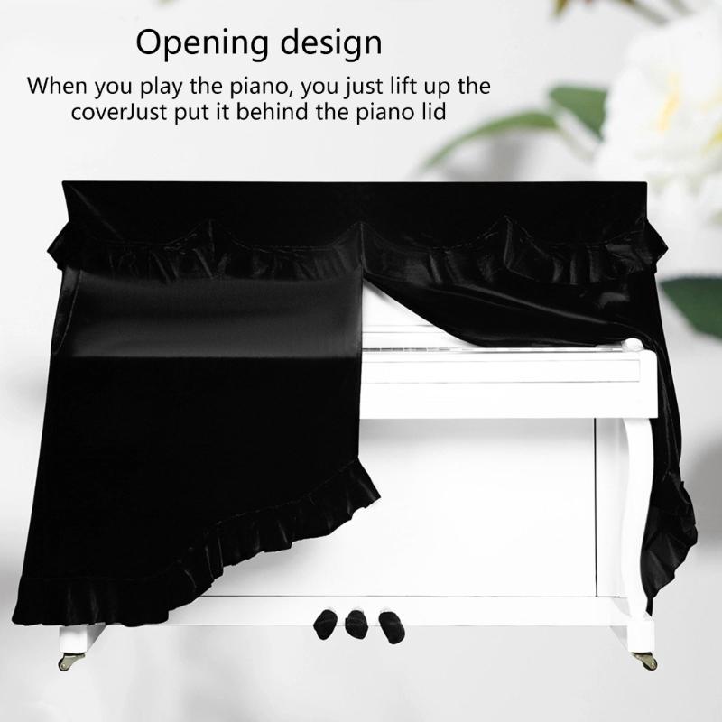Piano Keyboard Dust Cover Anti-Dust Cover Full Covered Piano Cover Cloth for 88 Keys Electronic Keyboard, Digital Pianos