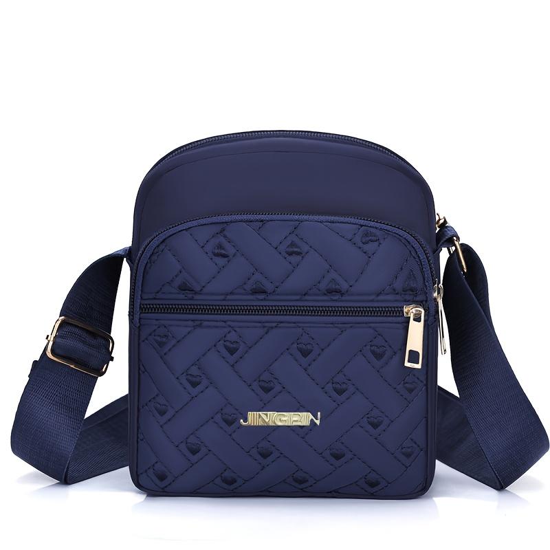 Sac Messager Sac Carré pour Femmes, Sac Téléphone Bandoulière, Sac Épaule Unique, Sac à Dos d'Extérieur blue