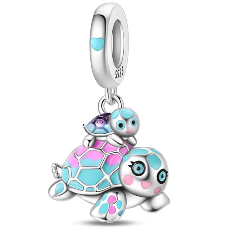 Charms Beads Copper Pink Perfume Bottle Letter Luminous Firefly Tarot Card Beads Fit Diy Bracelets Jewelry