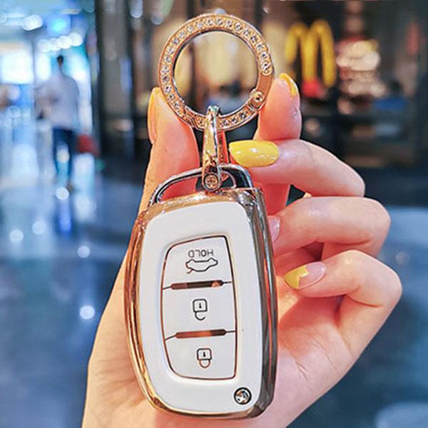 Tpu Flip Key Car Key Case Cover For Hyundai I20 Ix25 Ix35 Ix45 I10 I20 I30 Hb20 Elantra Solaris Sonata Santa Fe Sport Tucson