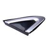Right Side Exterior Mirror Corner Triangle Cover Pillar Trim ABS fit for Cadillac XT5 2017 2018