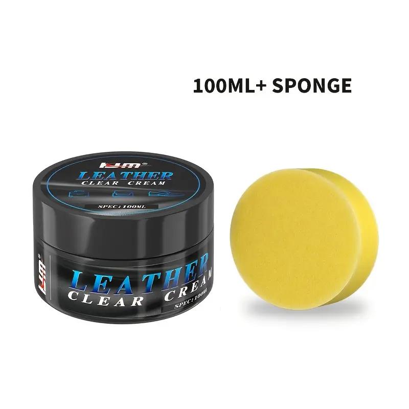 Car Leather Care Cream - Nourishing and Renewing Treatment for Seats, Steering Wheel and Door Panels,Interior Polishing