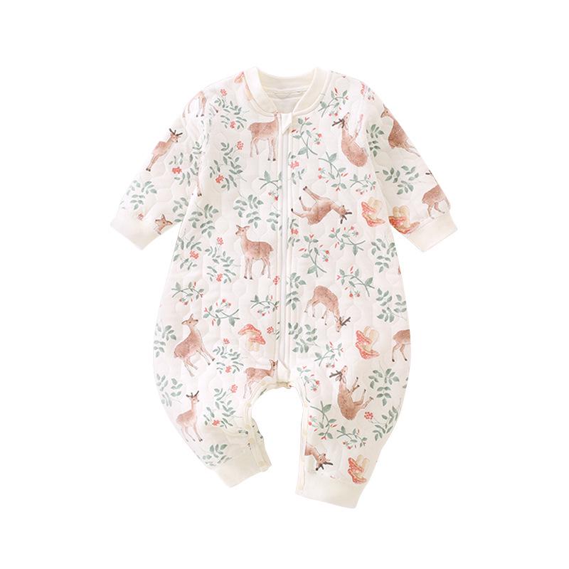 Autumn & Winter Anti-Kick Split-Leg Baby Sleep Bag: Class A Pajamas for Newborns